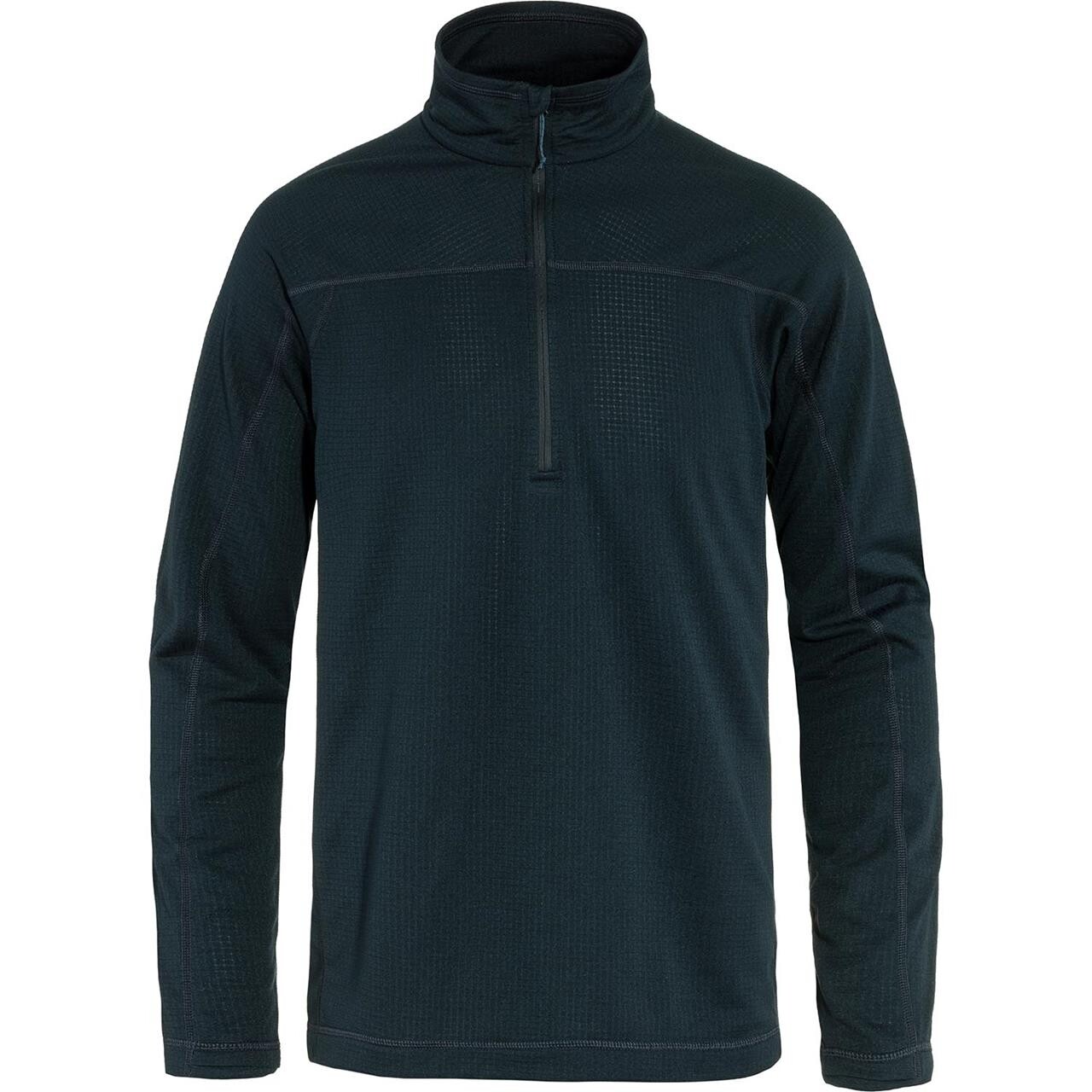 Fjällräven Mens Abisko Lite Fleece Half Zip (Blå (DARK NAVY/555) X-large)
