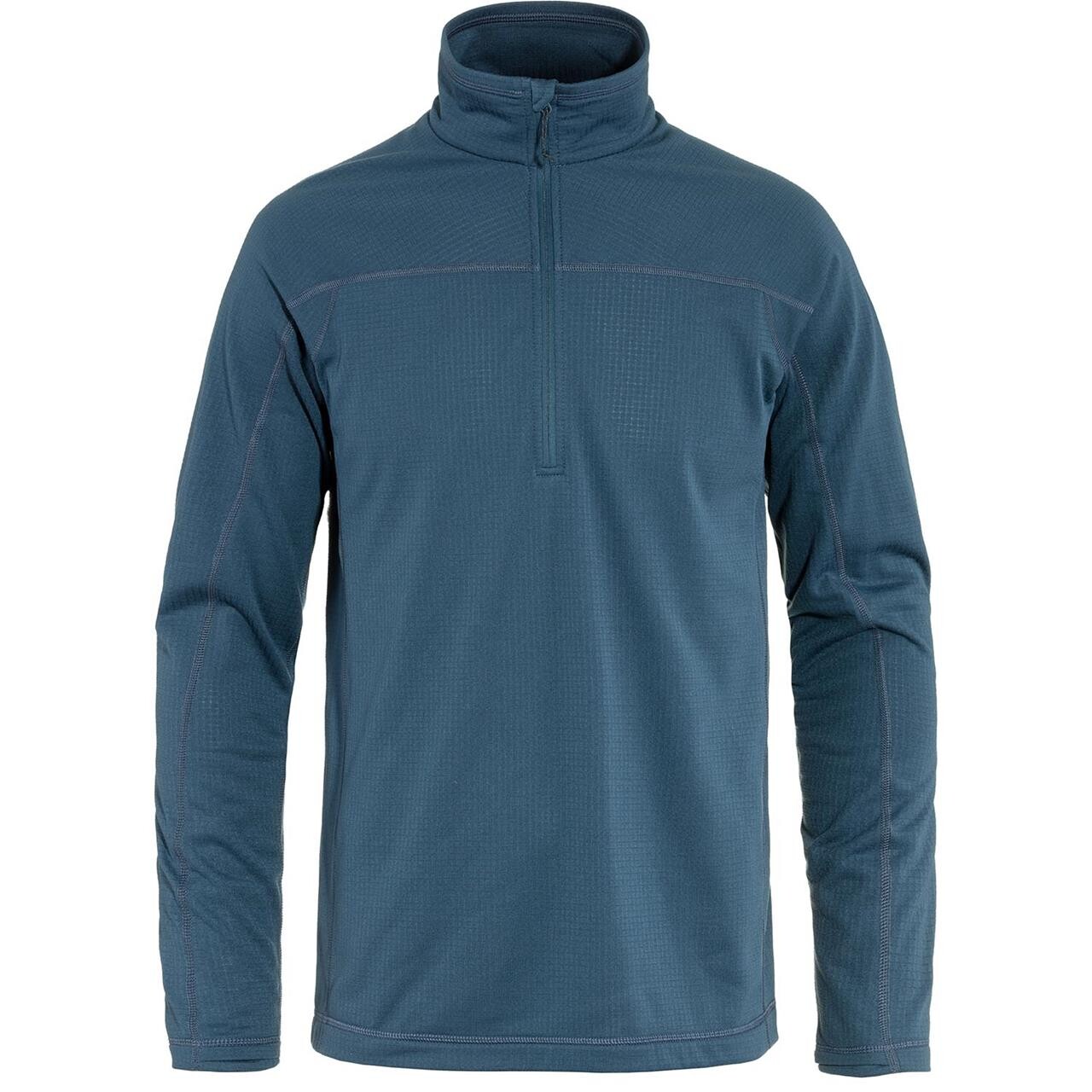 Fjällräven Mens Abisko Lite Fleece Half Zip (Grøn (DEEP FOREST/662) X-large)