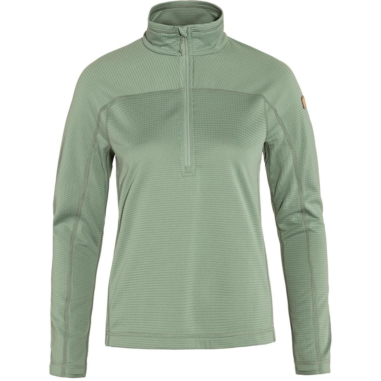 Se Fjällräven Womens Abisko Lite Fleece Half Zip (Blå (ULTRAMARINE/537) Medium) hos Friluftsland.dk