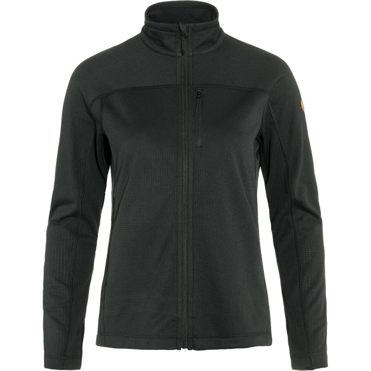 Fjällräven Womens Abisko Lite Fleece Jacket (Sort (BLACK/550) X-small)