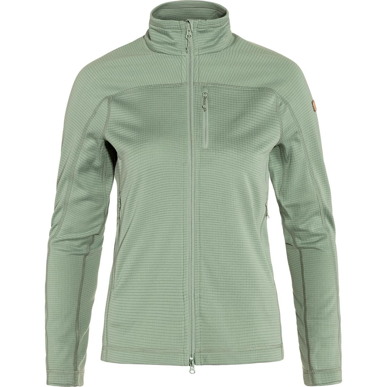 Fjällräven Womens Abisko Lite Fleece Jacket (Grøn (MISTY GREEN/674) X-small)