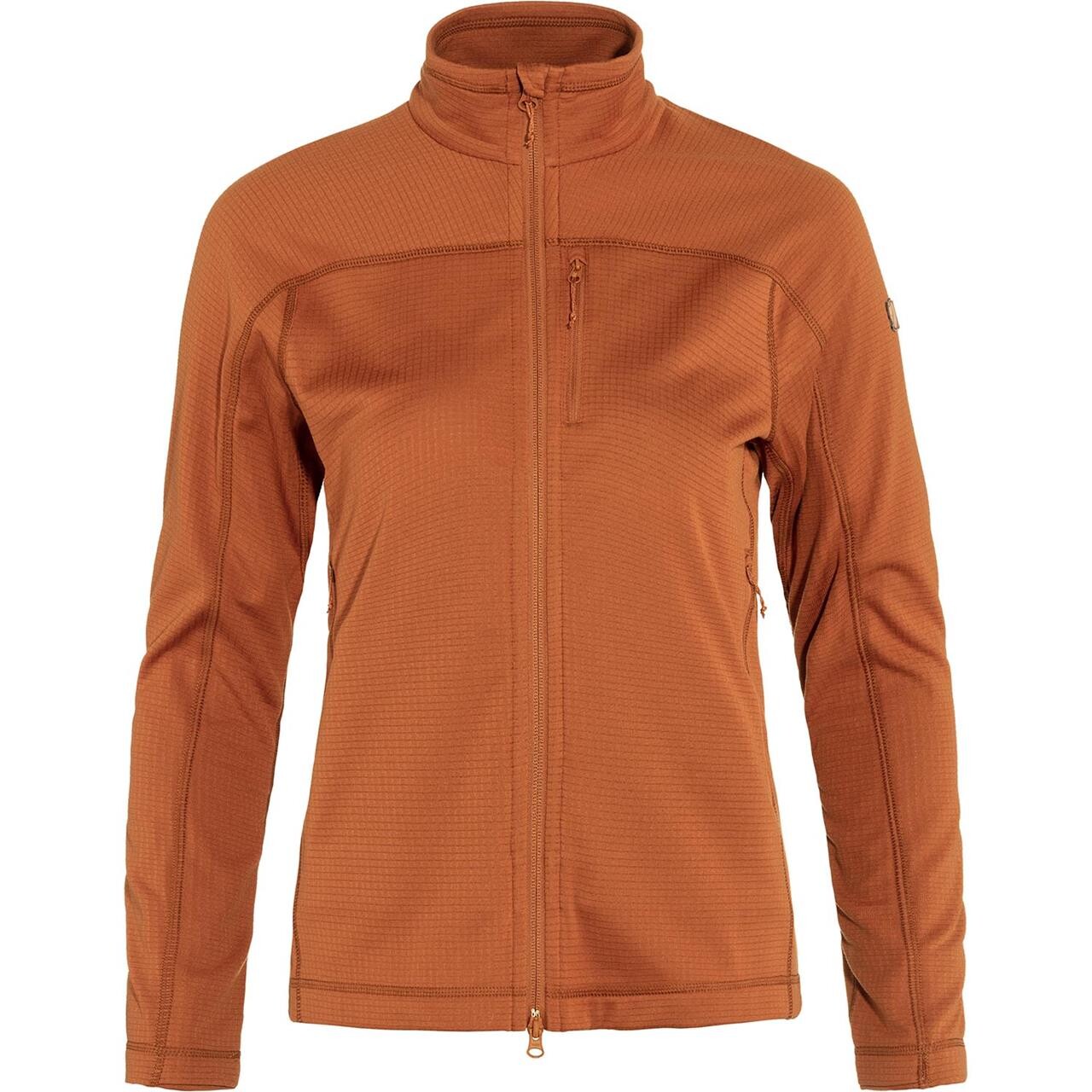 Fjallraven Womens Abisko Lite Fleece Jacket Brun Terracotta Brown/243
