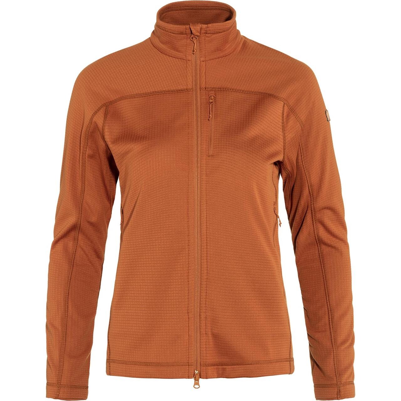 Fjällräven Womens Abisko Lite Fleece Jacket (Brun (TERRACOTTA BROWN/243) Small)