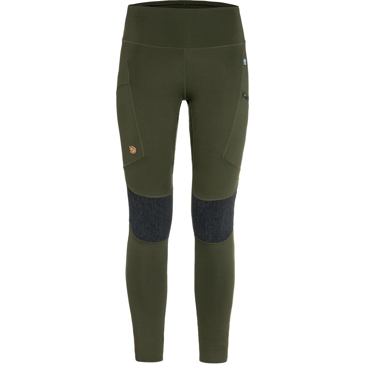 Fjällräven Womens Abisko Trekking Tights Hd (Grøn (DEEP FOREST/662) Large)