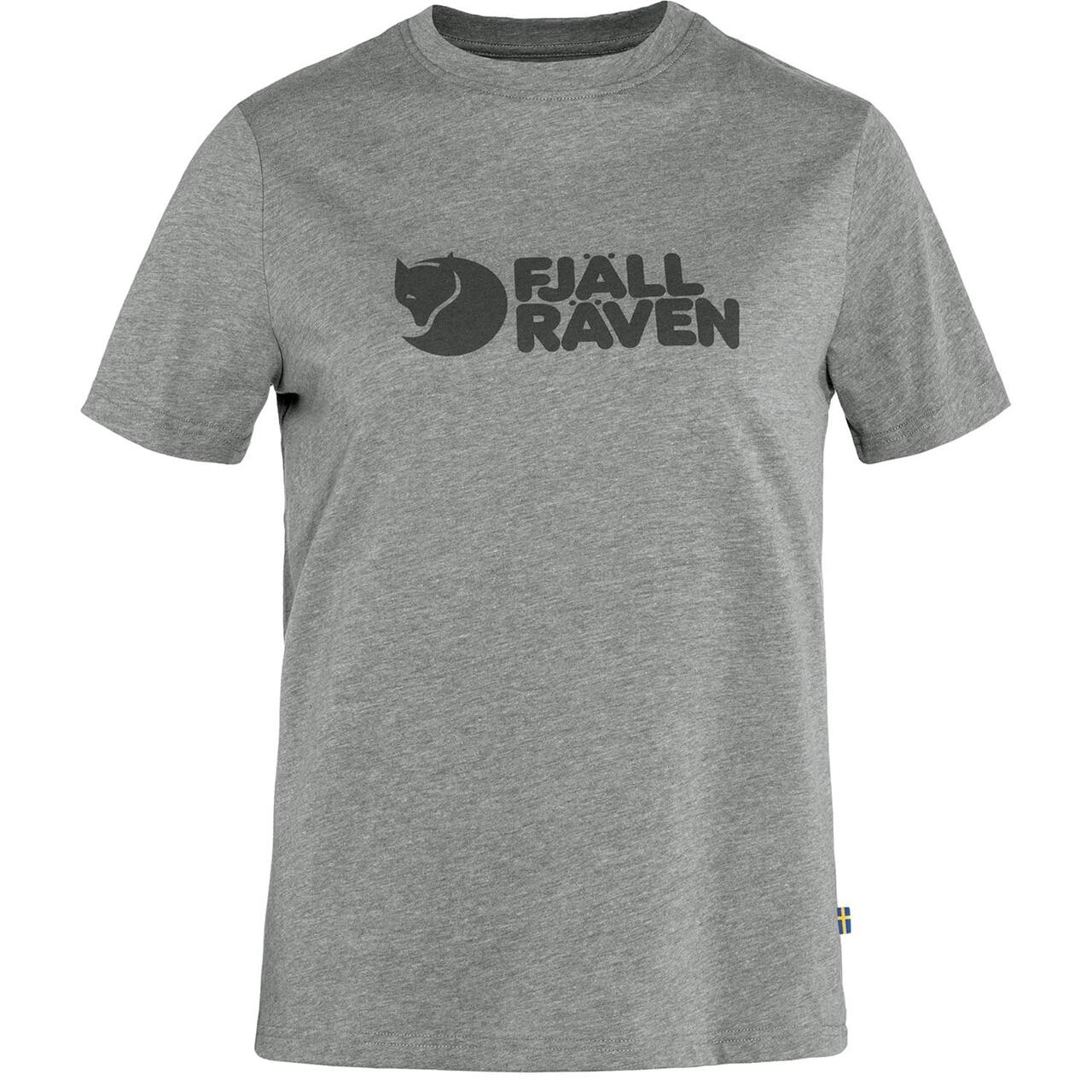 Fjällräven Womens Fjällräven Logo Tee (Grå (GREY-MELANGE/020-999) X-large)