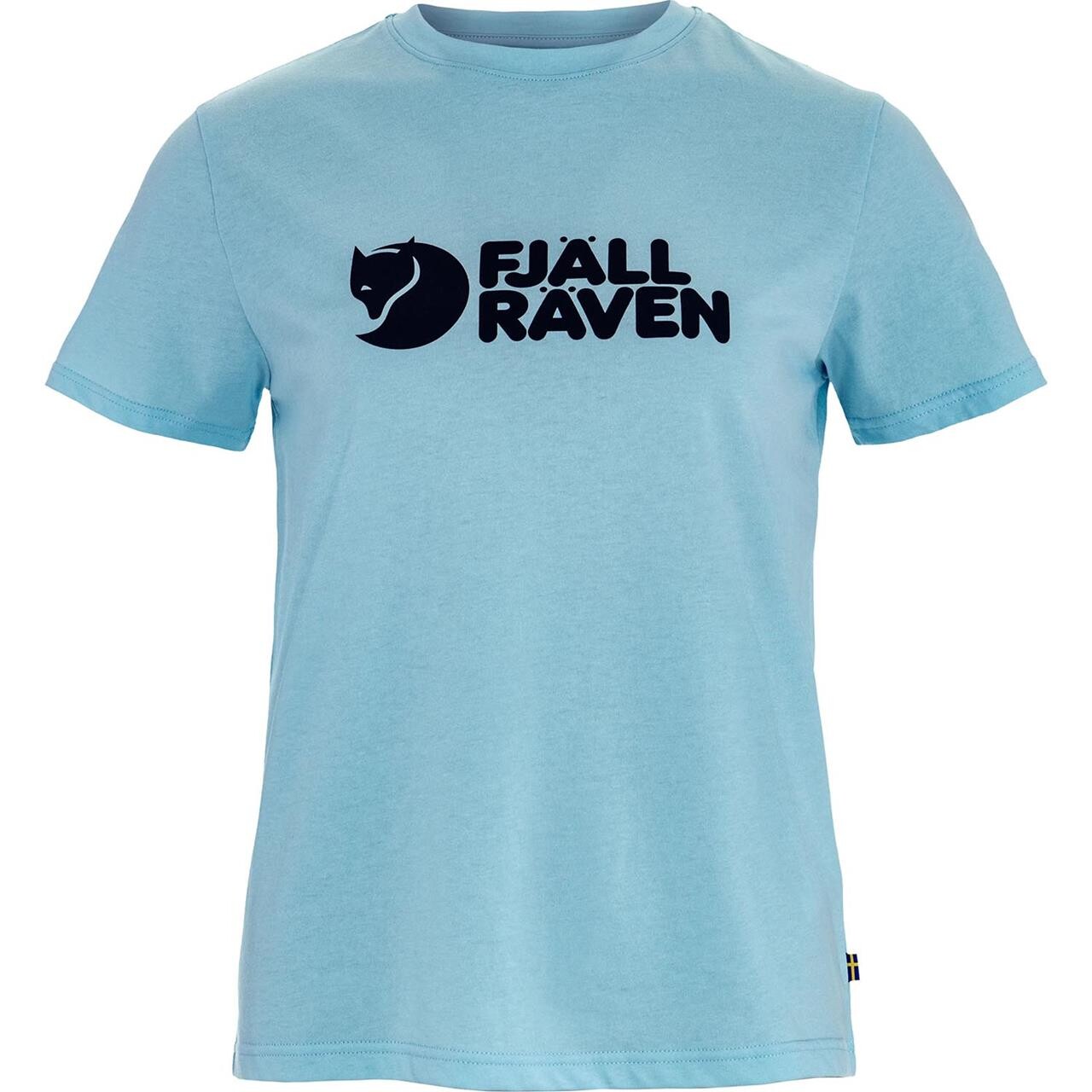 Fjällräven Womens Fjällräven Logo Tee (Blå (BREEZE BLUE/514) Large)