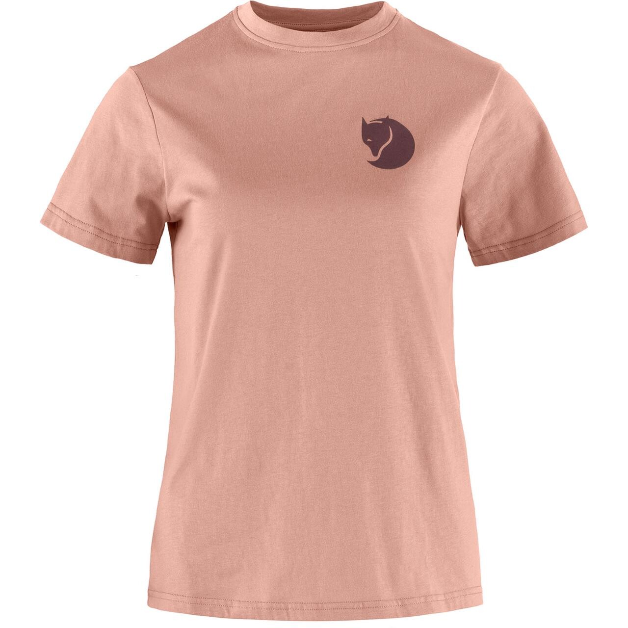 Fjällräven Womens Fox Boxy Logo Tee (Lyserød (DUSTY ROSE/300) X-large)