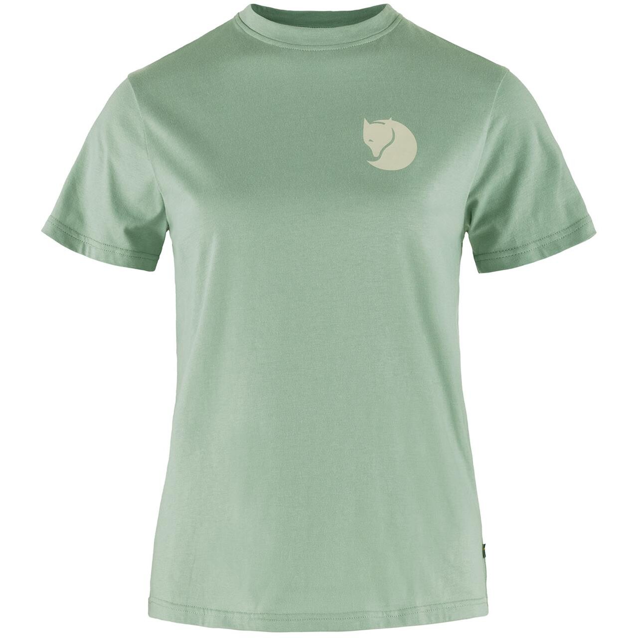 Fjällräven Womens Fox Boxy Logo Tee (Grøn (MISTY GREEN/674) Small)