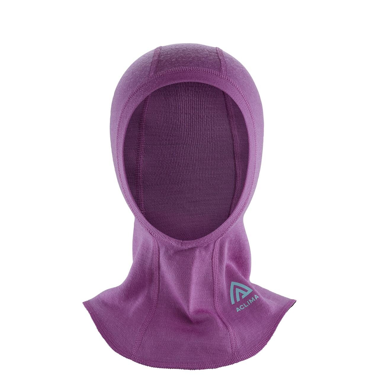 6: Aclima Kids WarmWool Balaclava (Lilla (SUNSET PURPLE) Large)