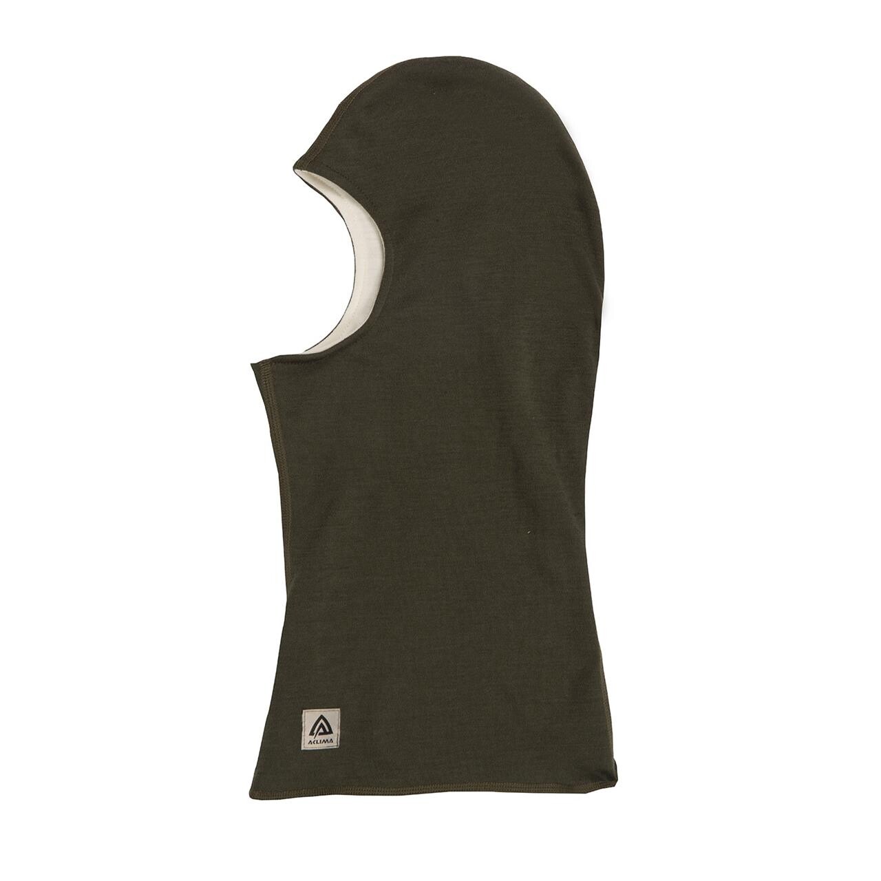 7: Aclima Balaclava 2-layer (Grøn (OLIVE NIGHT/NATURE) One size)