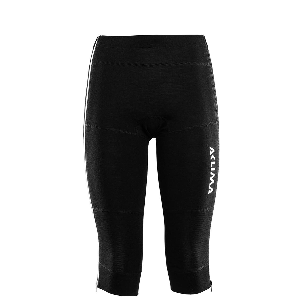 Se Aclima WarmWool 3/4 Summit Longs Woman - Jet Black - S hos Friluftsland.dk