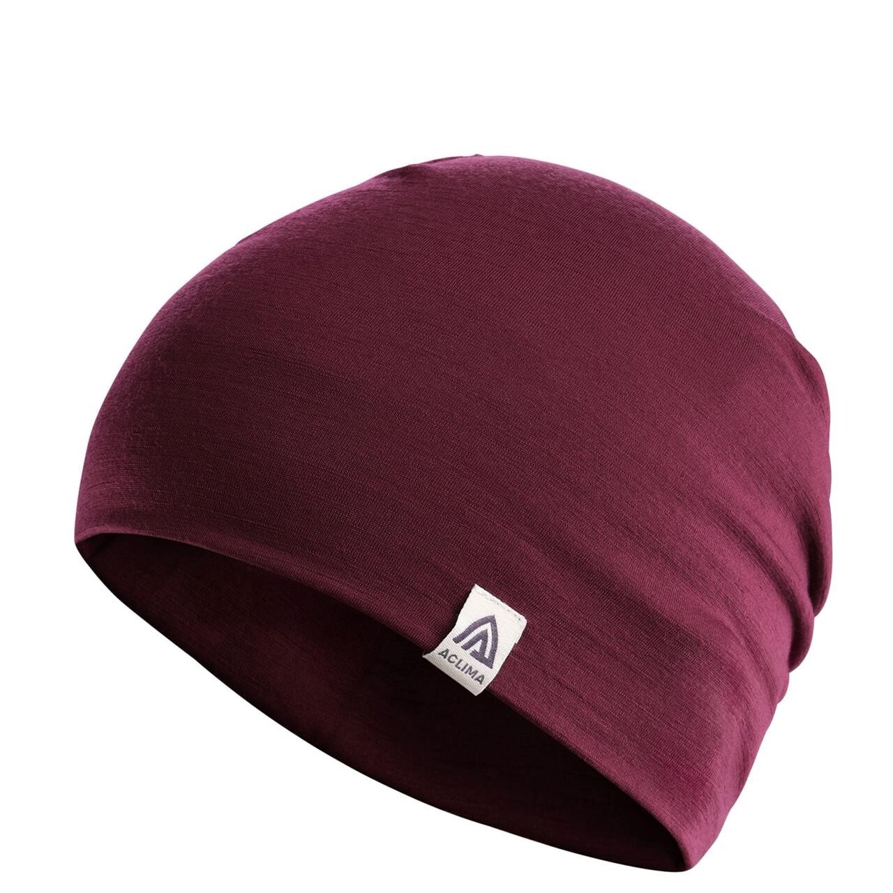 Aclima LightWool Relaxed Beanie (RED (ZINFANDEL) One size (ONE SIZE))