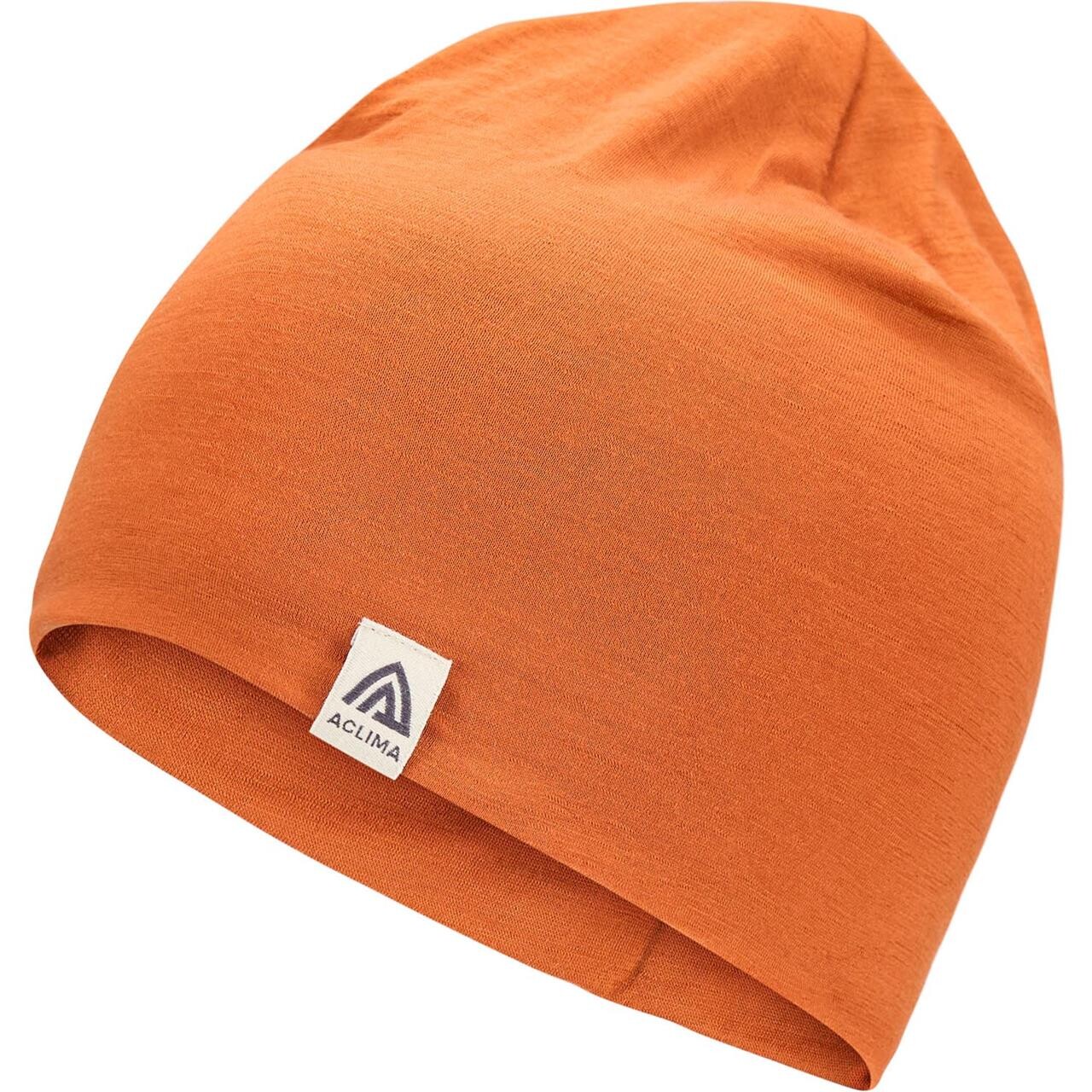 Aclima LightWool Relaxed Beanie (Orange (APRICOT ORANGE) One size) billede
