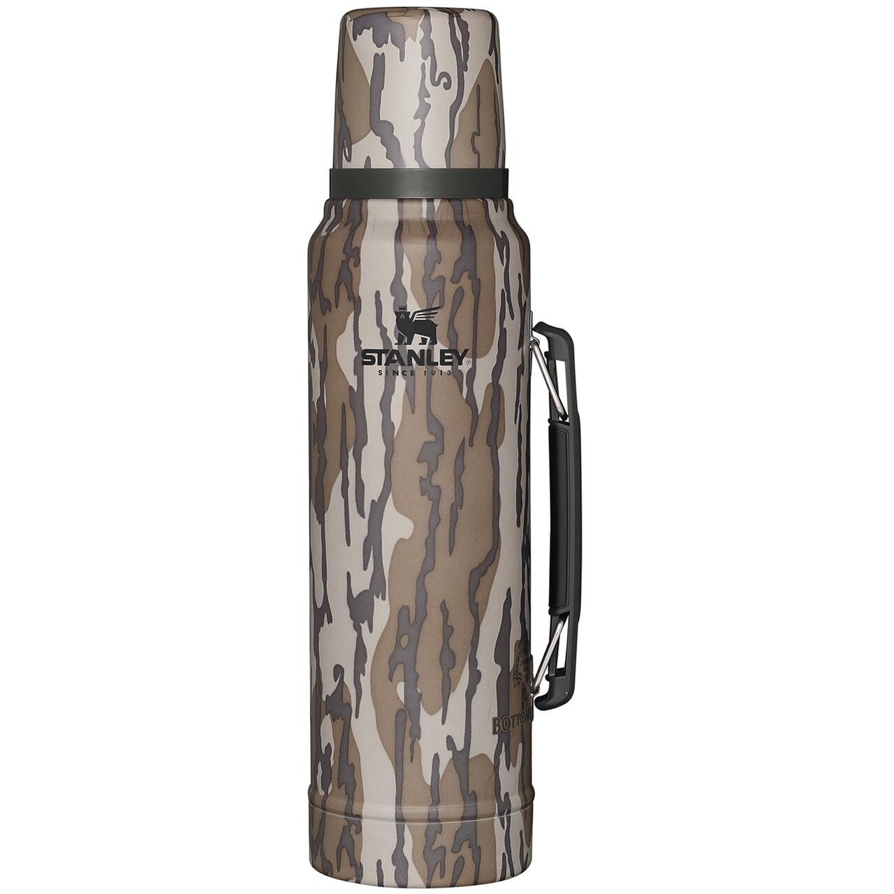 Billede af Stanley SE Legendary Classic Bottle 1,0l (Grøn (MOSSY OAK BOTTOMLAND)) hos Friluftsland.dk