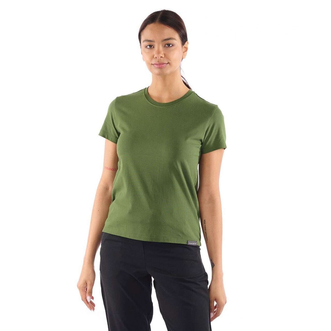 Se Artilect Womens Studio Tee (Grøn (BALSAM) Medium) hos Friluftsland.dk