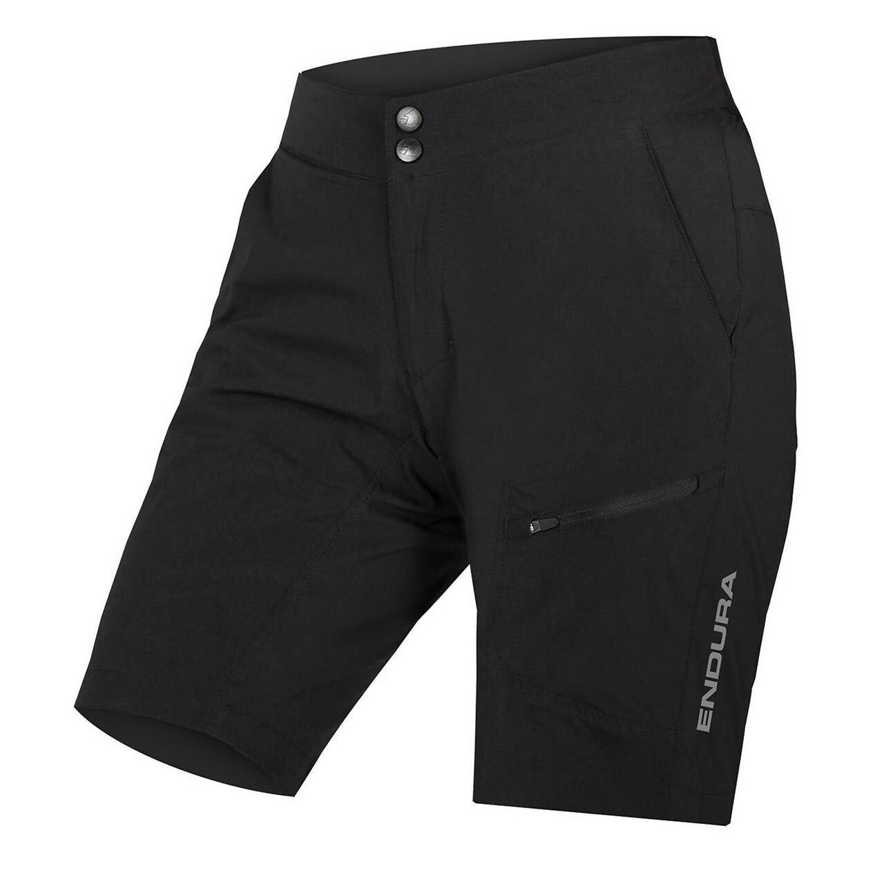 Se Endura Womens Hummvee Short With Liner (Sort (BLACK) Large) hos Friluftsland.dk