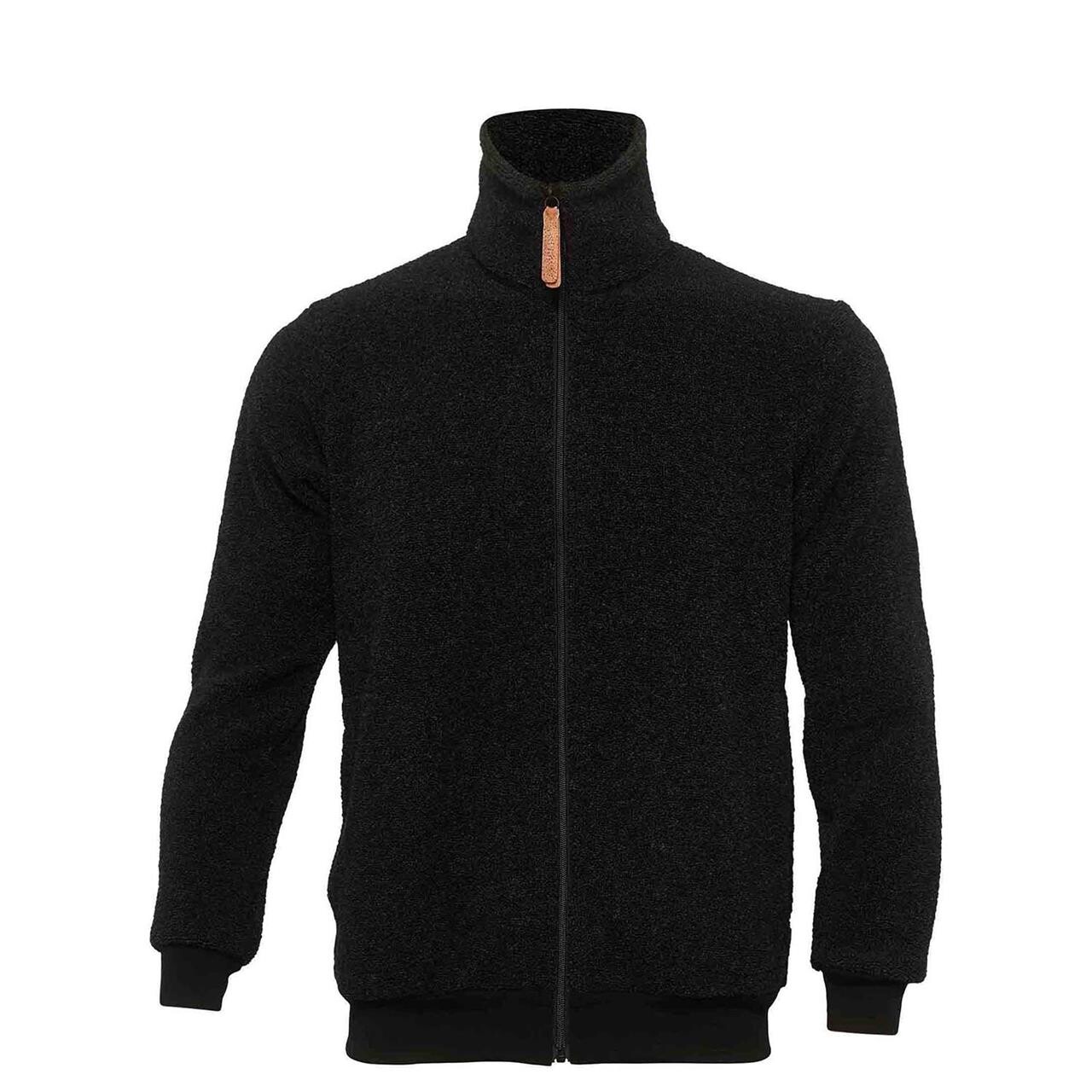 Se Aclima Mens Reborn Terry Jacket (Grå (DARK GREY MELANGE) Medium) hos Friluftsland.dk