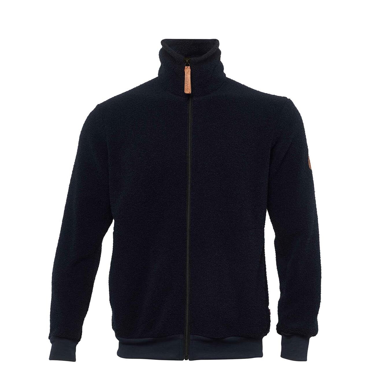 Aclima Mens Reborn Terry Jacket (Blå (NAVY MELANGE) Large)