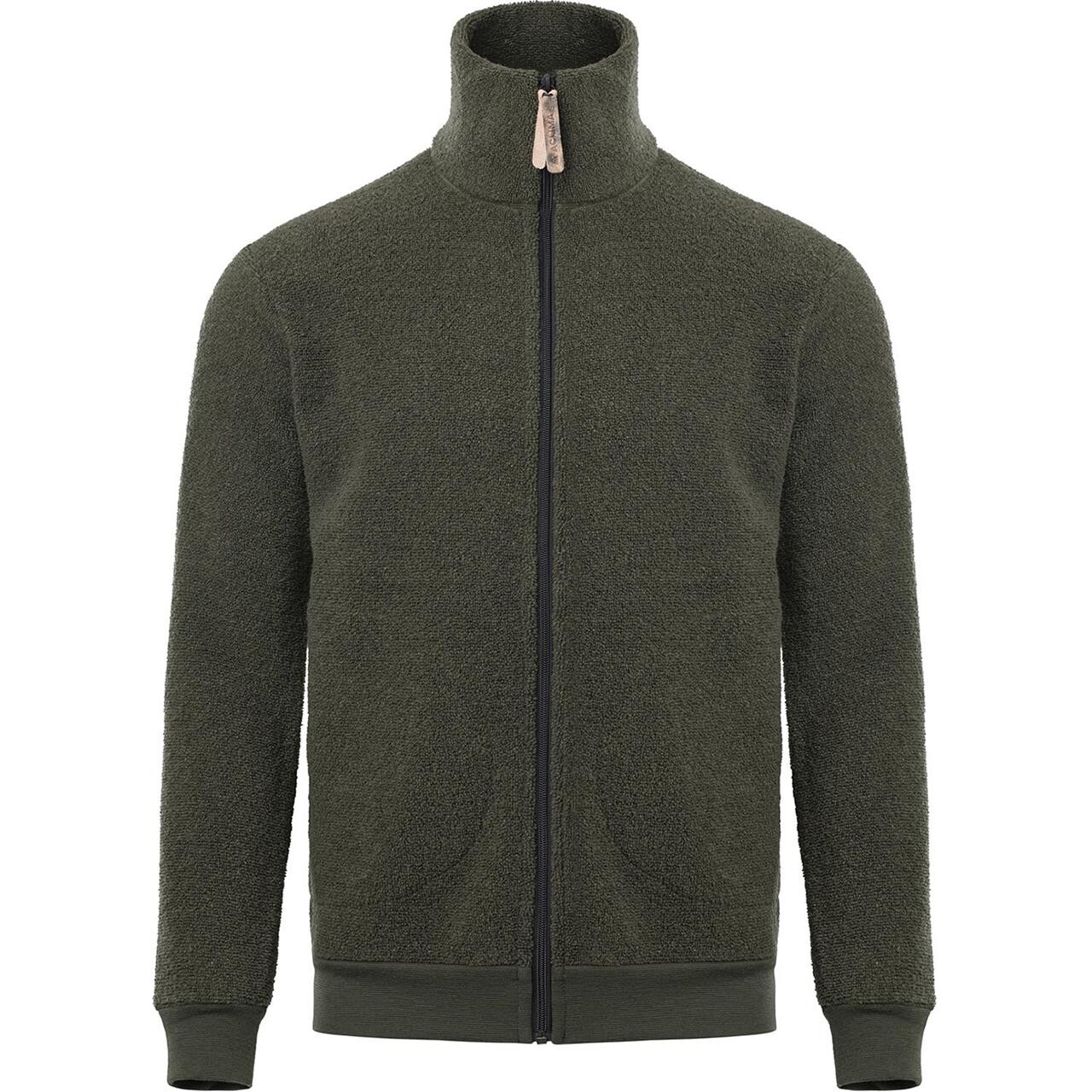 Aclima Mens Reborn Terry Jacket Grøn Olive Melange Xx Large