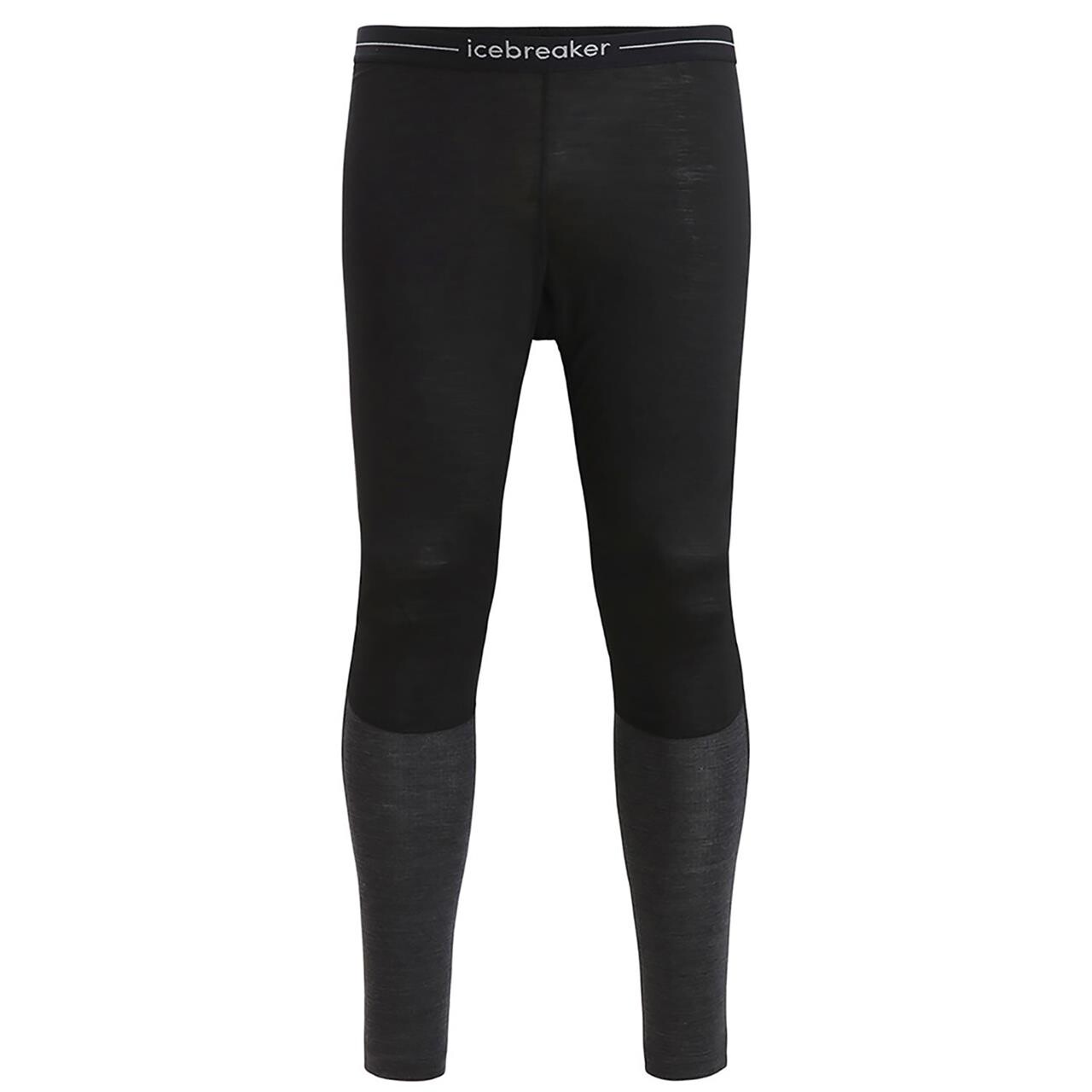 Se Icebreaker Mens 125 ZoneKnit Leggings (Sort (BLACK/JET HTHR/CB) Large) hos Friluftsland.dk