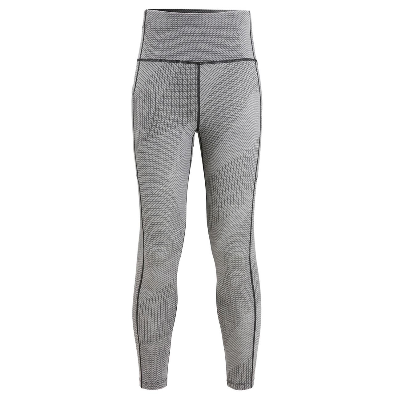 Se Icebreaker Womens Fastray High Rise Tights Gridlines (Grå (METRO HTHR/BLACK/AOP) Small) hos Friluftsland.dk