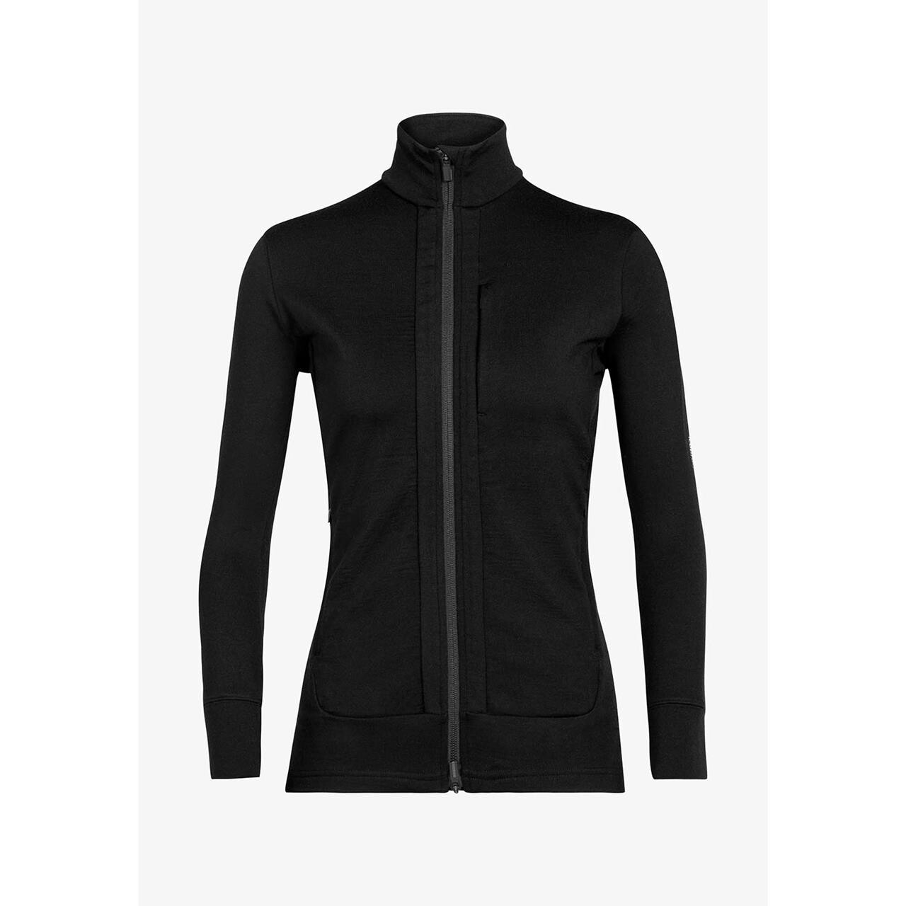 Billede af Icebreaker Womens Quantum III L/S Zip (Sort (BLACK) X-large)