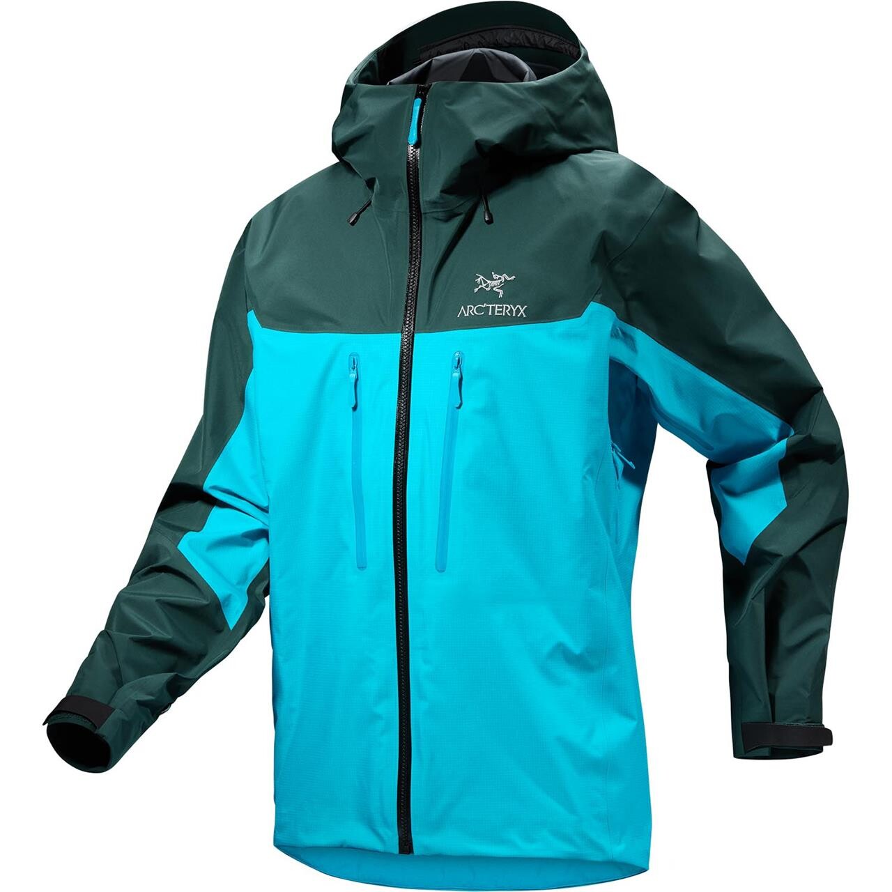 Billede af Arcteryx Mens Alpha Jacket (Blå (BLUE TETRA/PYTHEAS) Large)