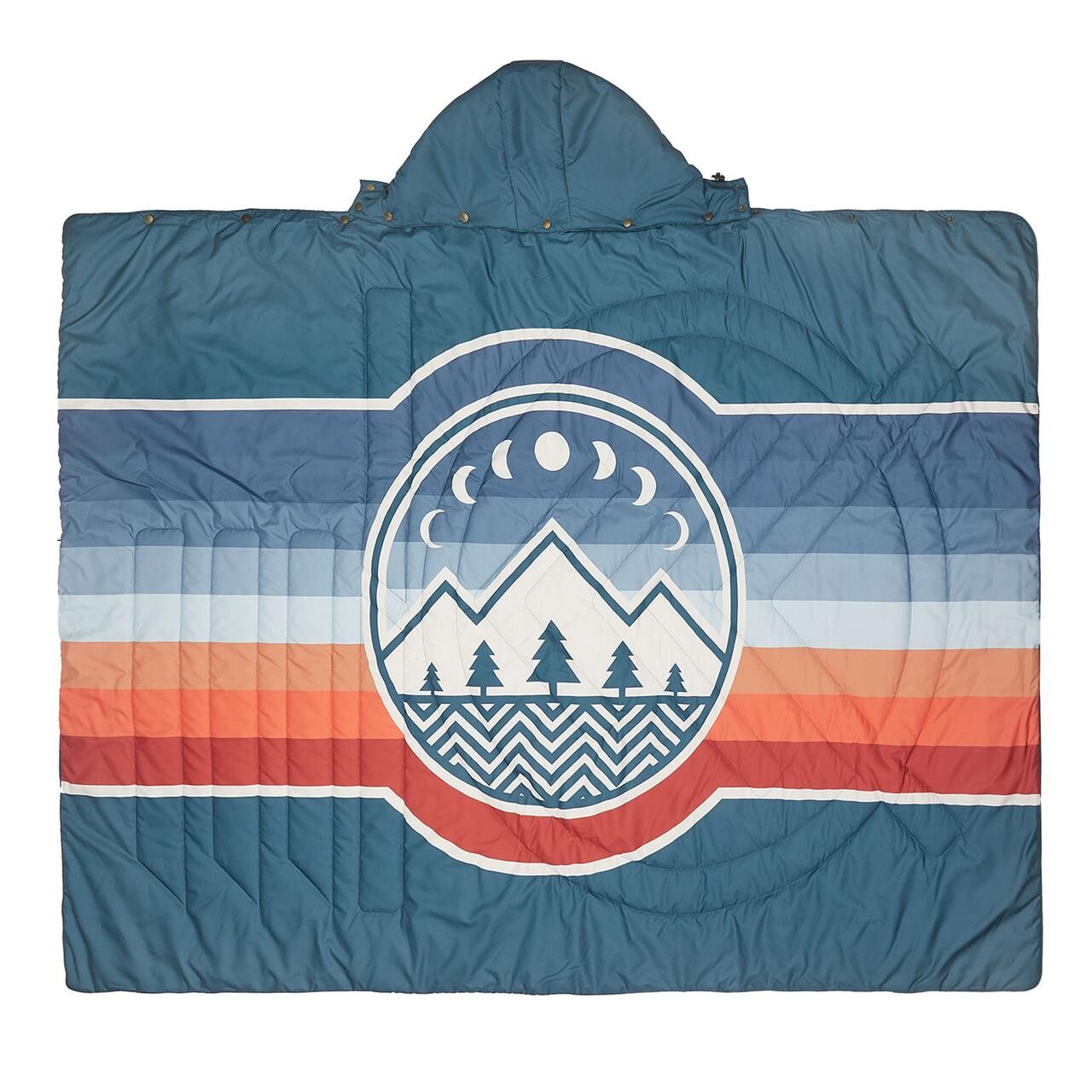 Voited Travel Blanket (Blå (CAMP VIBES TWO) One size)