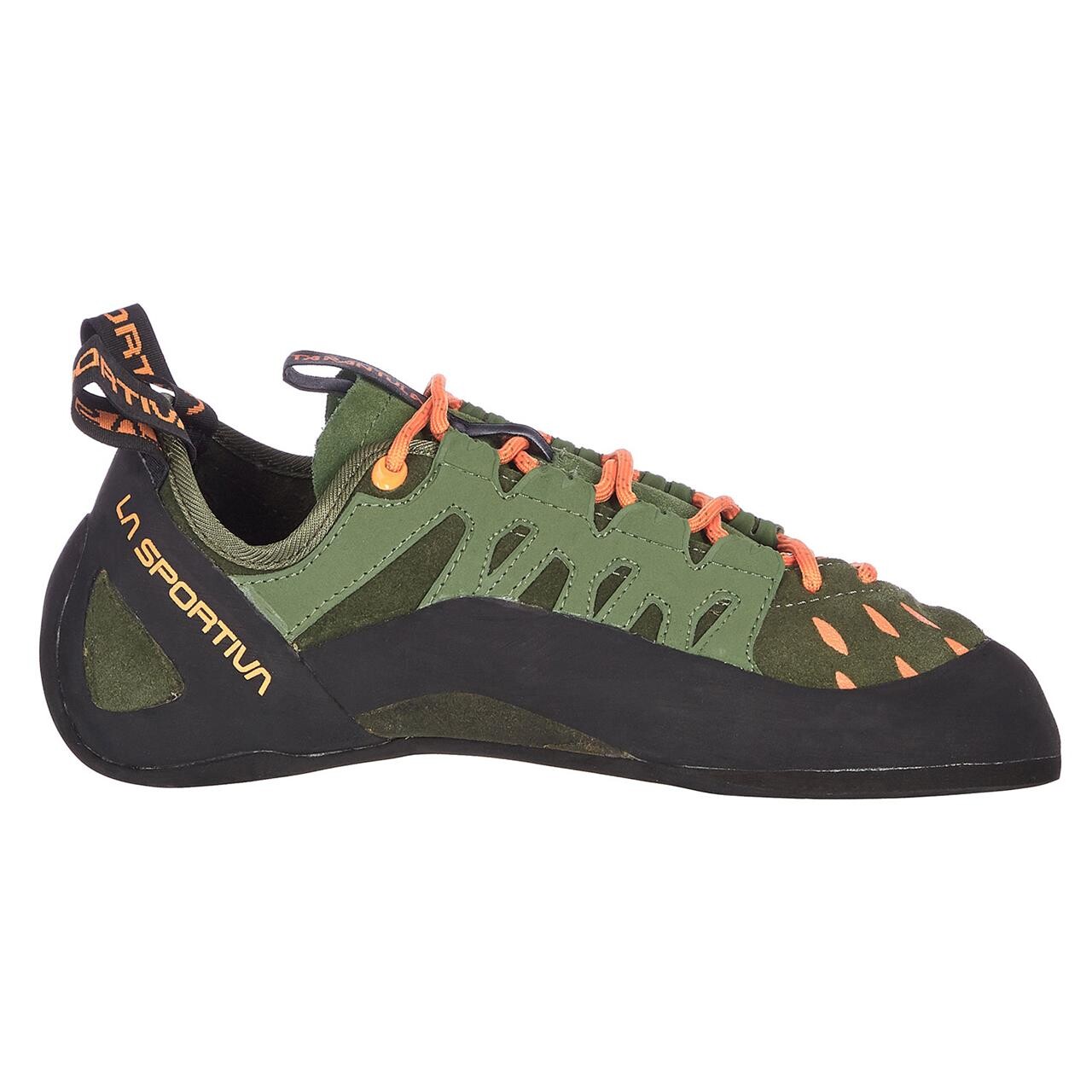 Se La Sportiva Tarantulace (Grøn (OLIVE/TIGER) 44,5) hos Friluftsland.dk