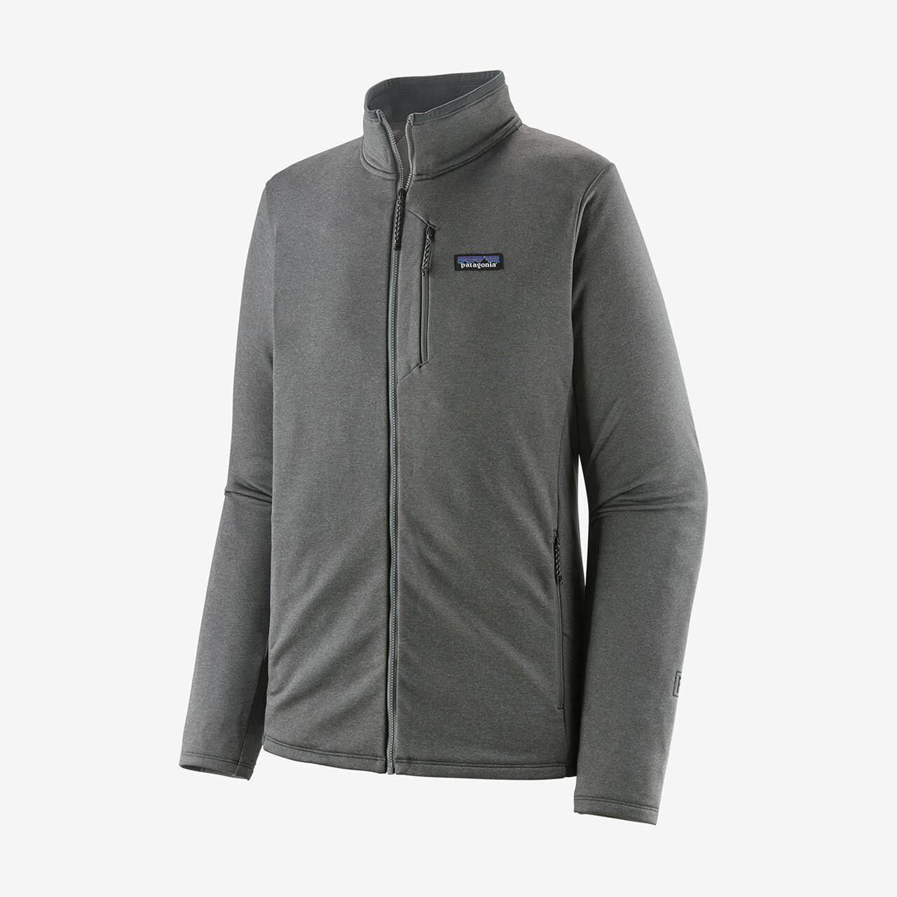 8: Patagonia Mens R1 Daily Jacket (Grå (NOBLE GREY/SALT GREY X-DYE) Small)