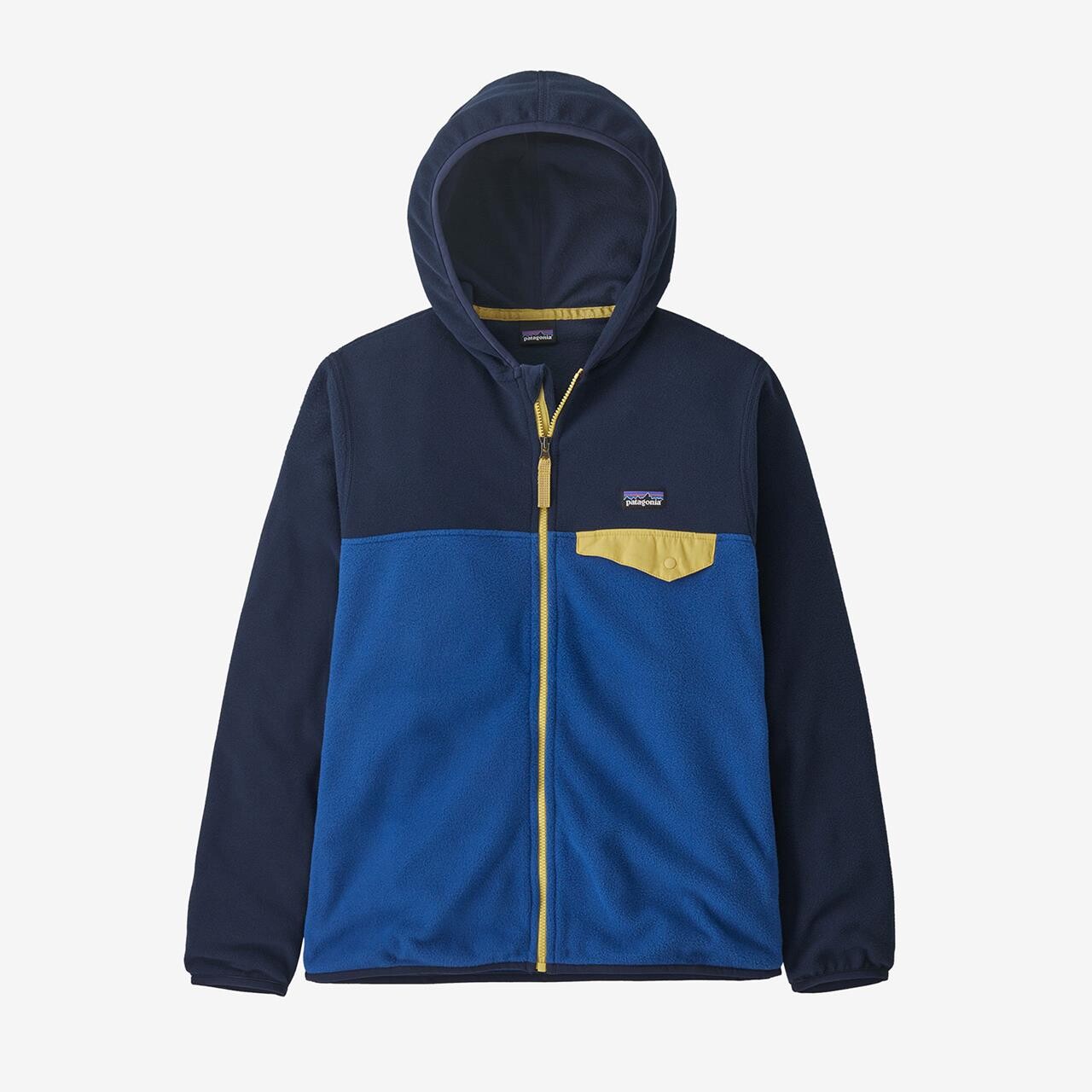 Patagonia Kids Micro D Snap-t Jacket (Blå (SUPERIOR BLUE) Large)