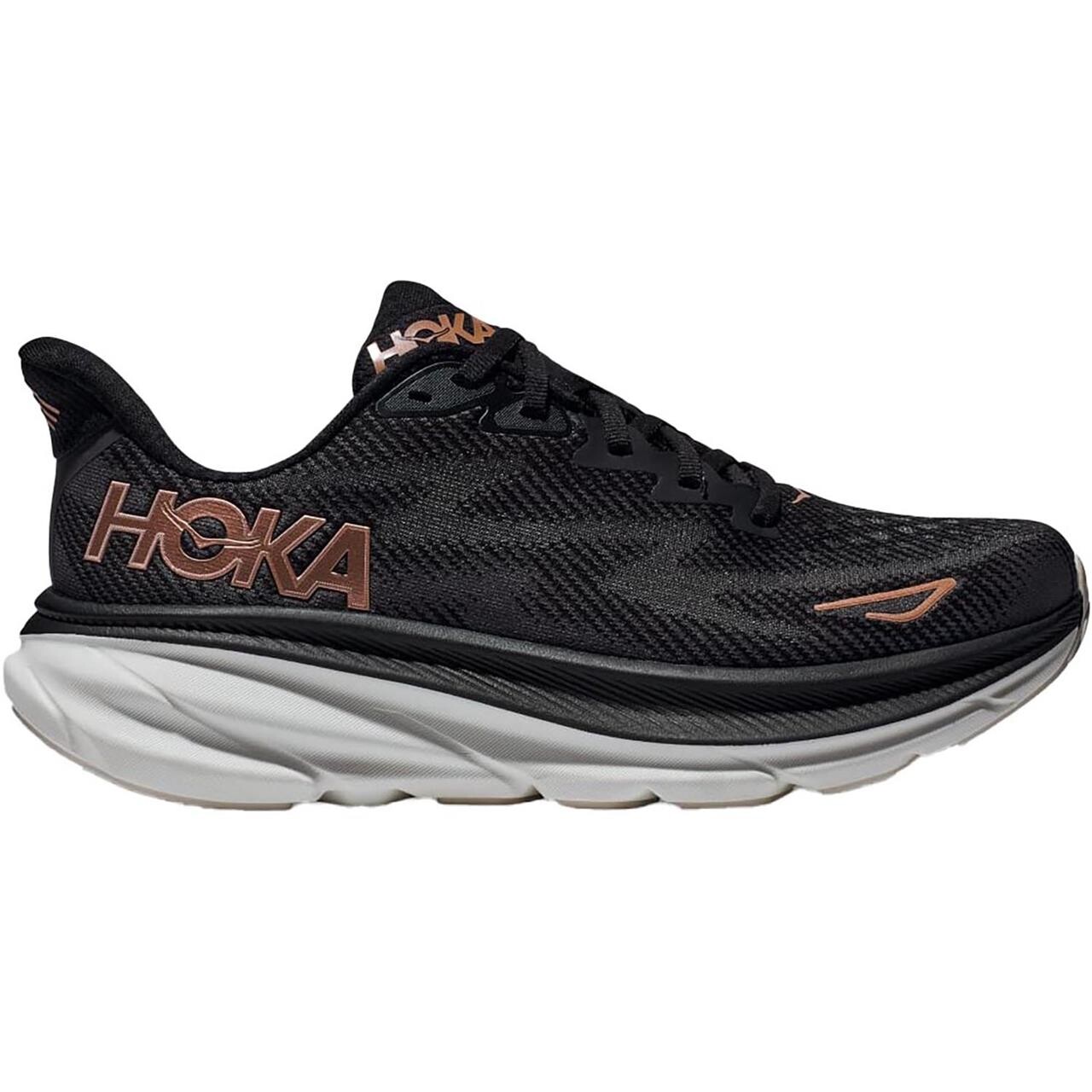 Hoka Womens Clifton Sort Black Rose Gold