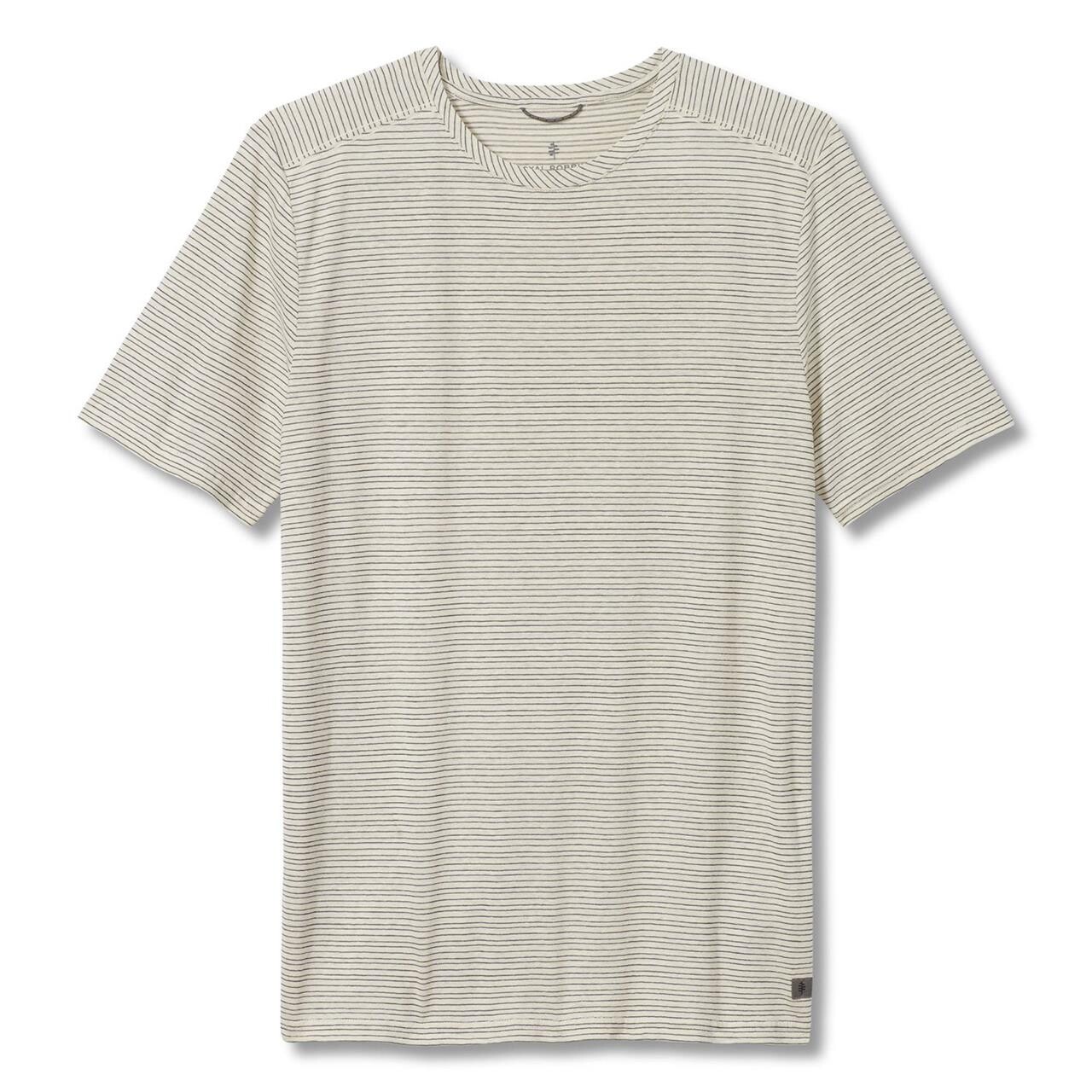 Se Royal Robbins Mens Vacationer Crew S/S (Hvid (IVORY STR) X-large) hos Friluftsland.dk