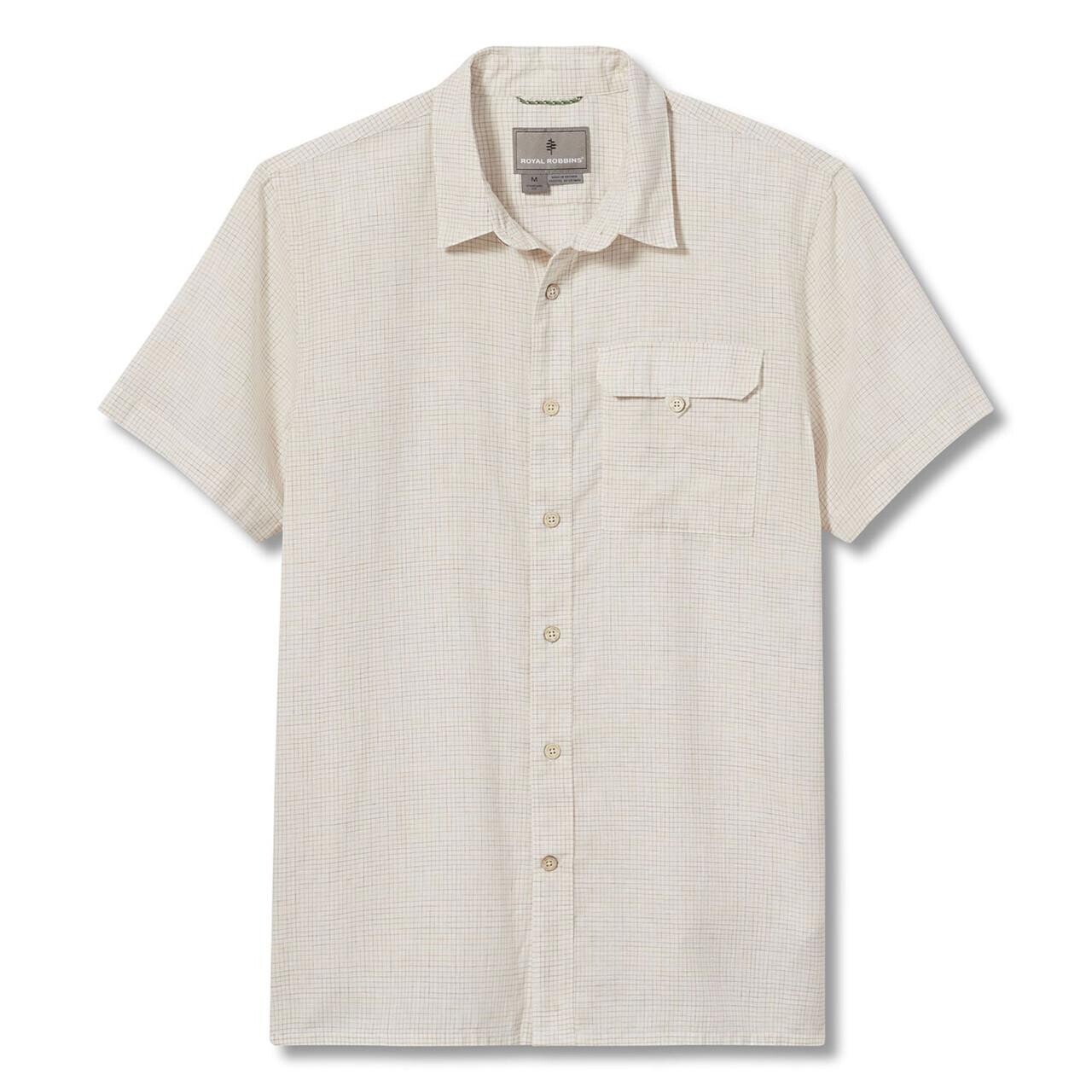 Royal Robbins Mens Hempline Spaced Hvid Blended Undyed