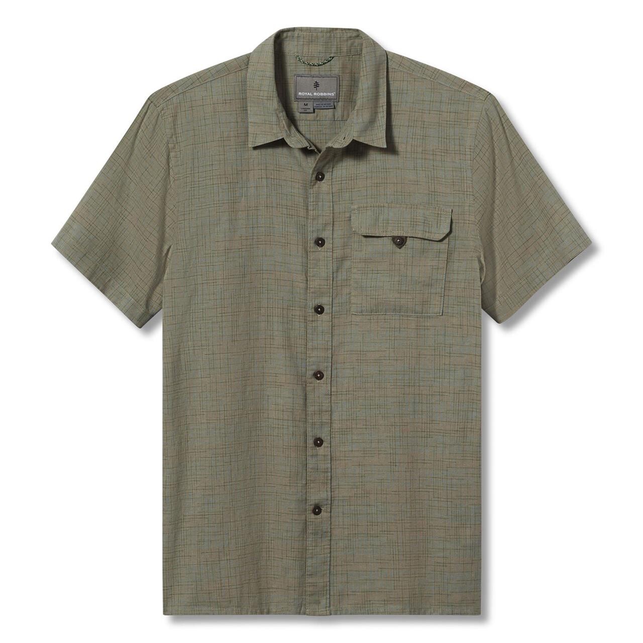 Royal Robbins Mens Hempline Spaced Grå Pebble Gray