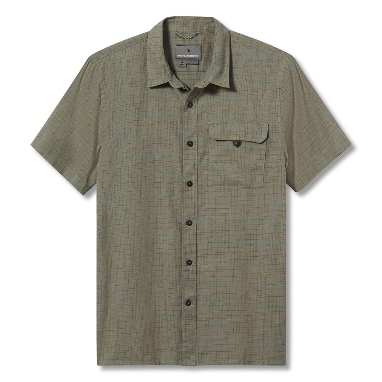 Billede af Royal Robbins Mens Hempline Spaced S/S (Beige (BISTRE) Medium)