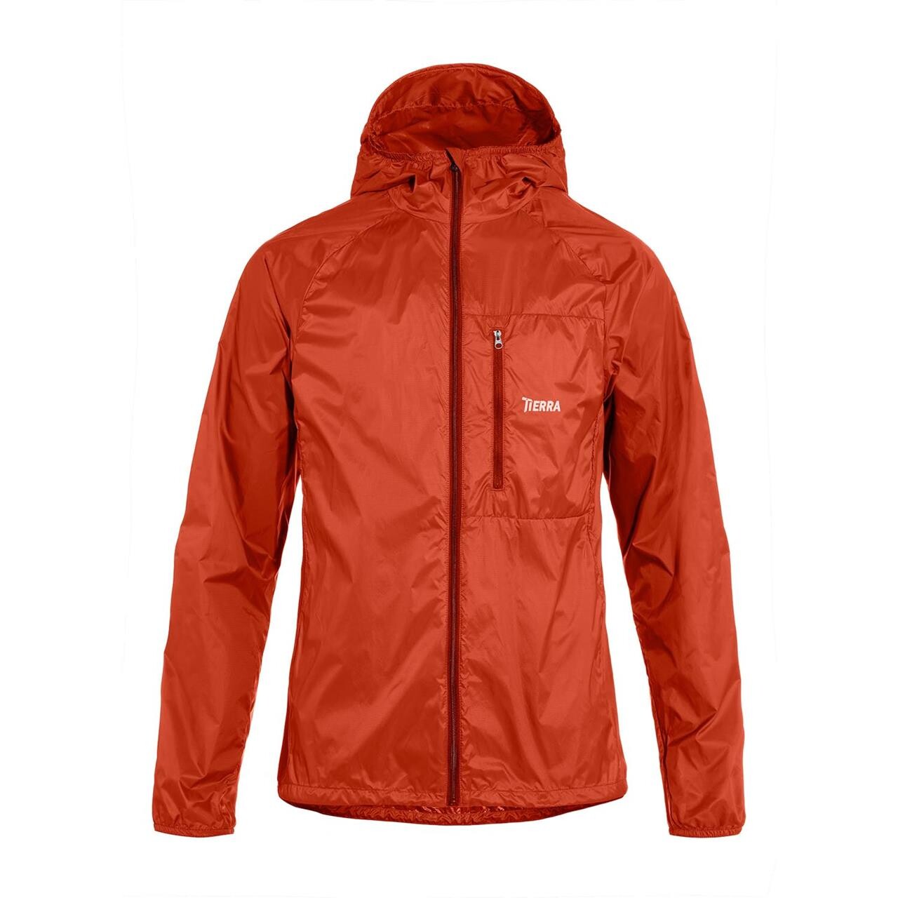 Tierra Womens Rombak Wind Jacket (Rød (BRICK RED) Medium)