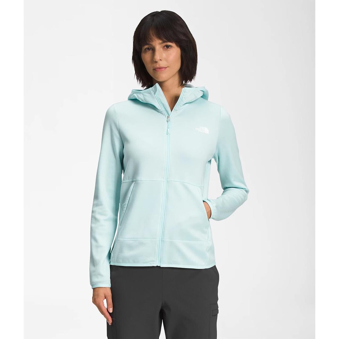 The North Face Womens Canyonlands Hoodie (Blå (SKYLIGHT BLUE WHITE HEATHER) Medium)