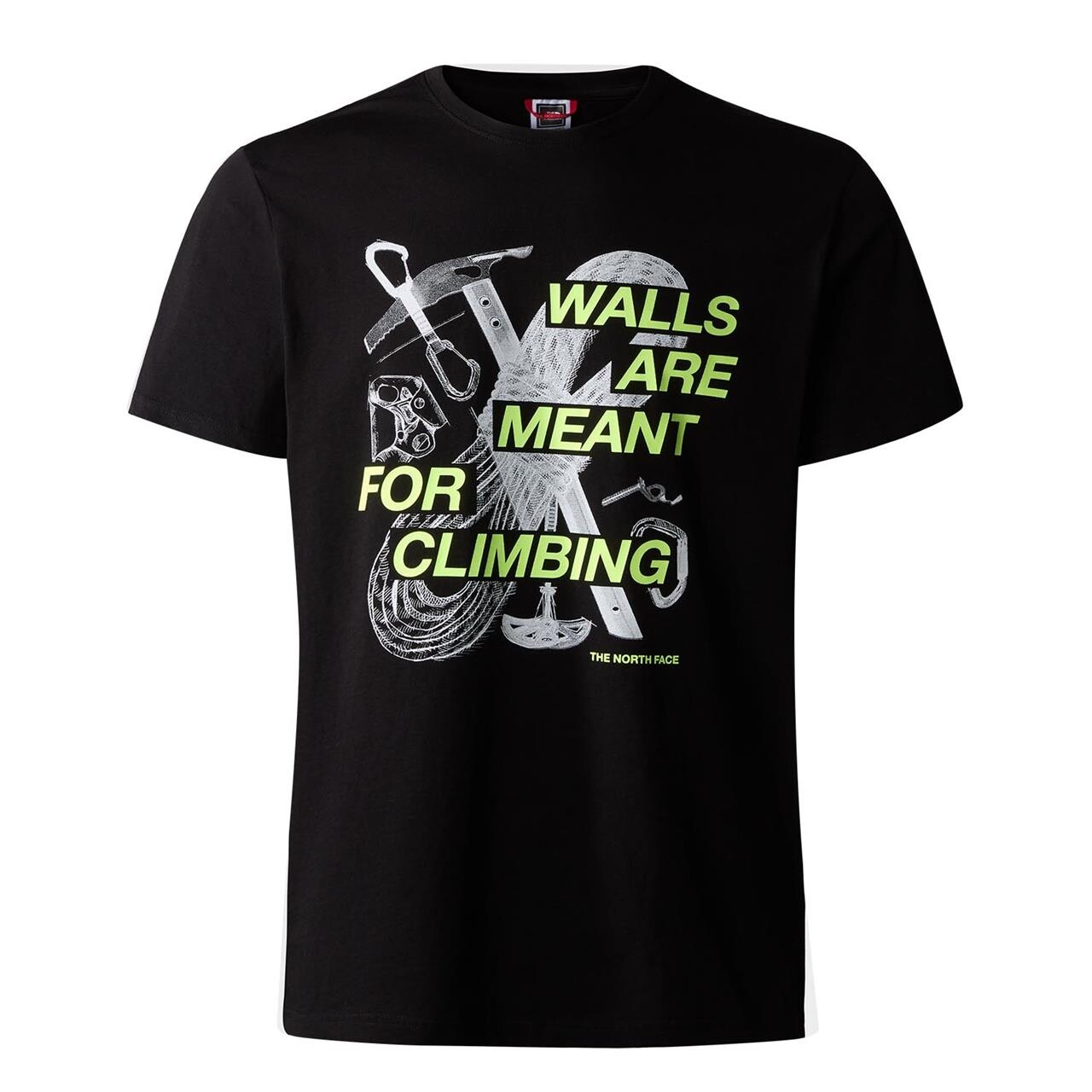 The North Face Mens Outdoor S/s Graphic Tee Sort Tnf Black