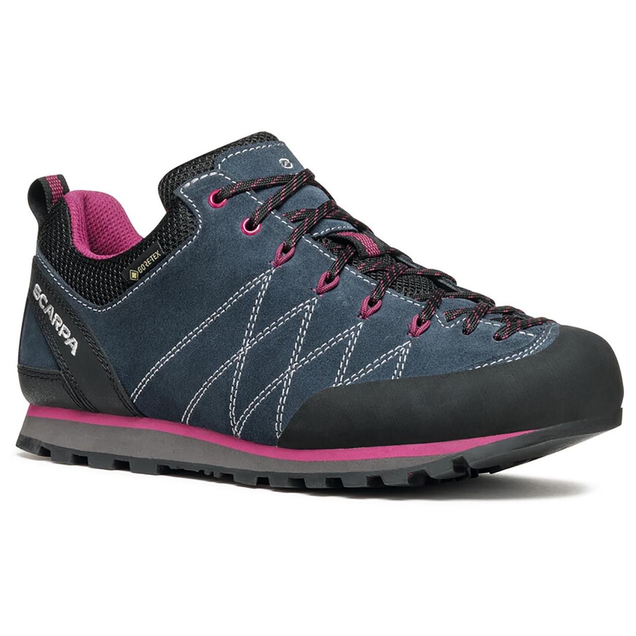 Se Scarpa Womens Crux GTX (Blå (OMBRE BLUE/CHERRY) 40) hos Friluftsland.dk