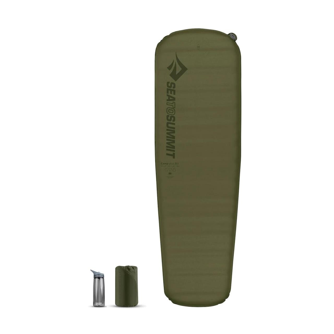 Sea to Summit Camp Plus Self Inflating Reg (Grøn (MOSS GREEN))