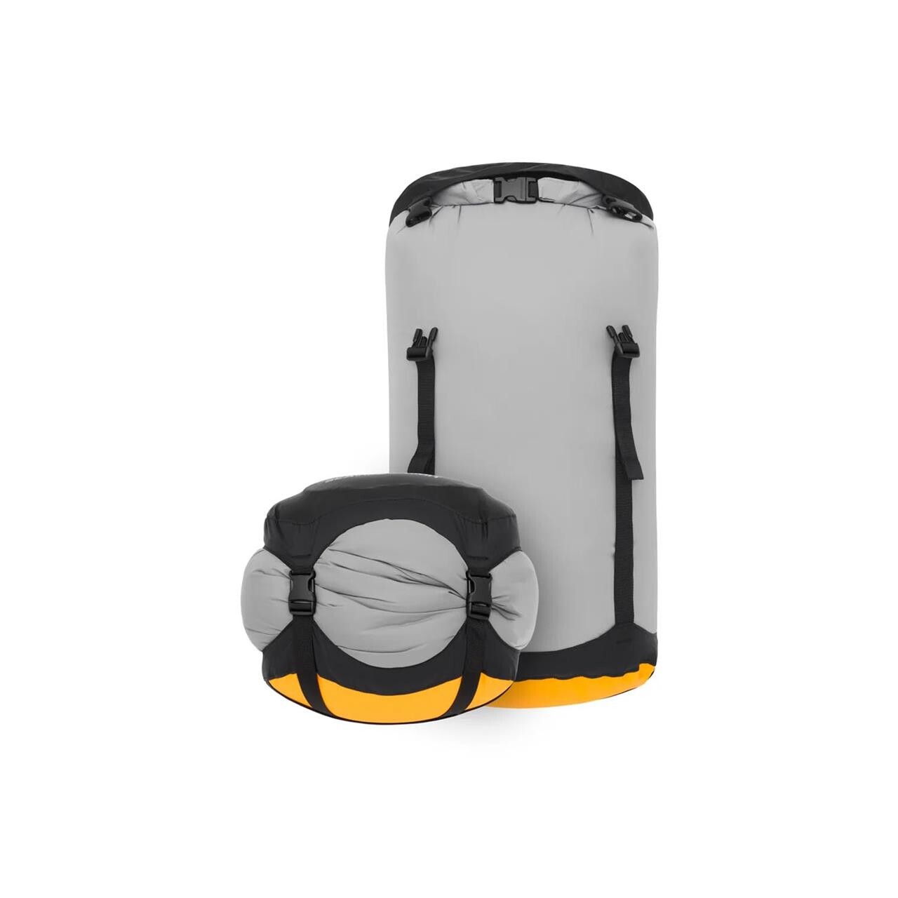 Se Sea to Summit Evac Compression Dry Bag 20l (Grå (HIGH RISE GREY)) hos Friluftsland.dk