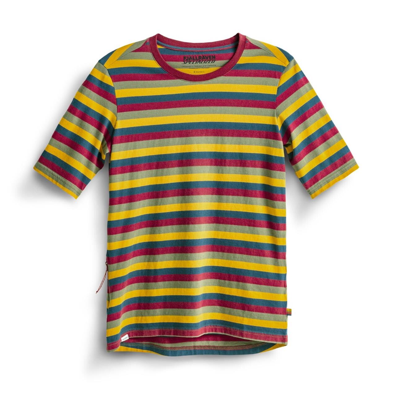 Fjällräven Womens S/F Cotton Striped T-shirt (Medium)