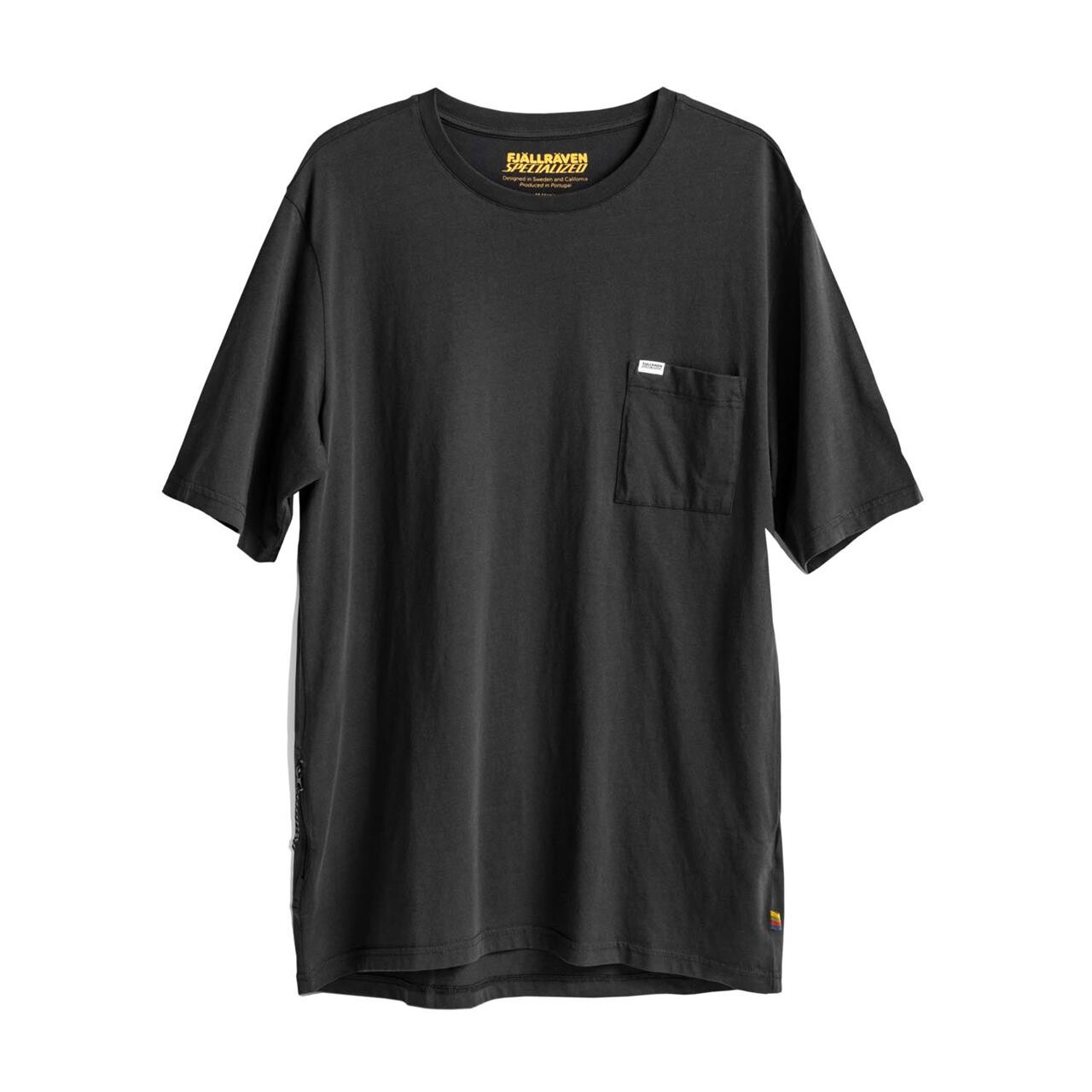 Fjällräven Mens S/F Cotton Pocket T-shirt (Sort (BLACK/550) Small)