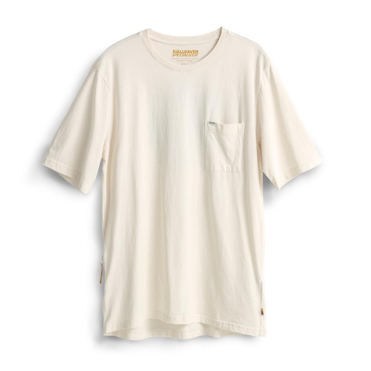 Fjällräven Mens S/F Cotton Pocket T-shirt (Hvid (EGGSHELL/111) Large)
