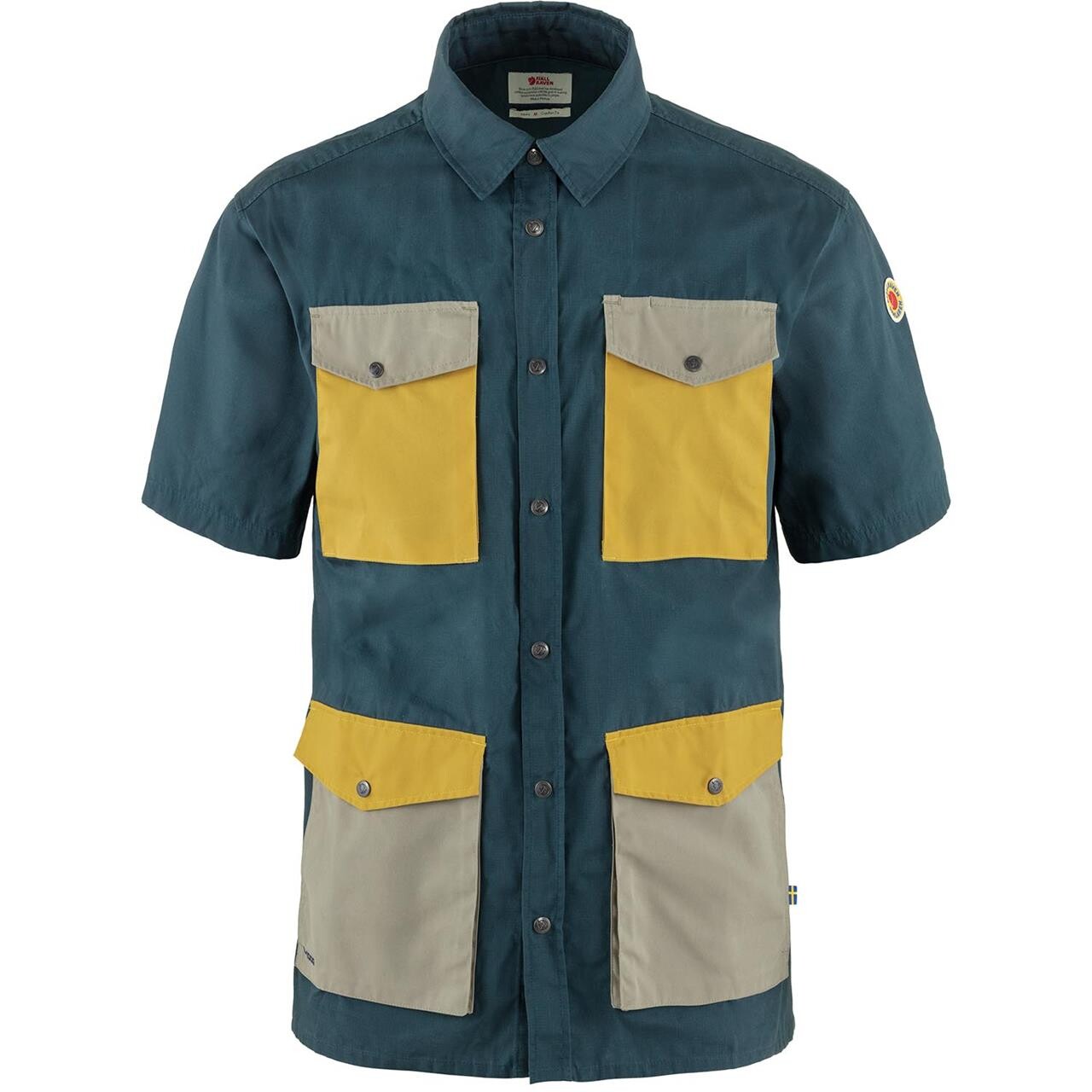 Fjallraven Mens Samlaren Shirt Blå Mountain Blue 570