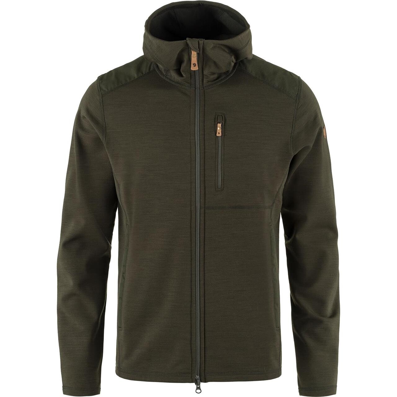 Fjällräven Mens Keb Fleece Hoodie (Grøn (DEEP FOREST/662) X-small)