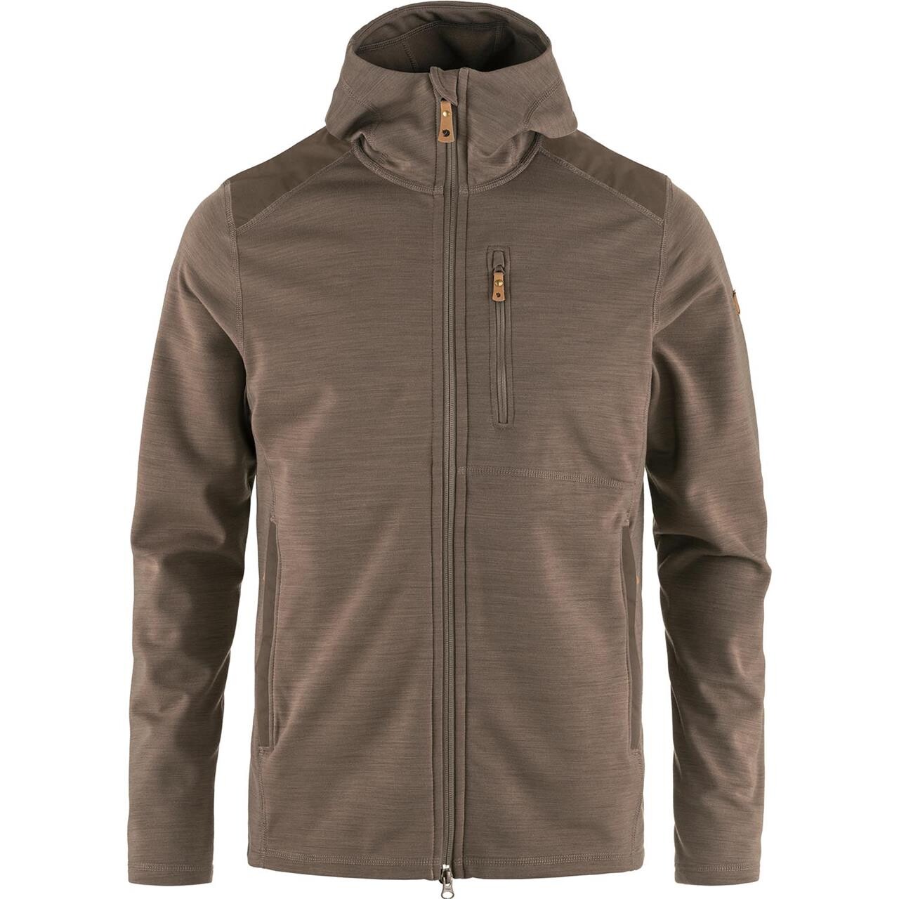 Fjällräven Mens Keb Fleece Hoodie (Brun (SUEDE BROWN/244) X-small)