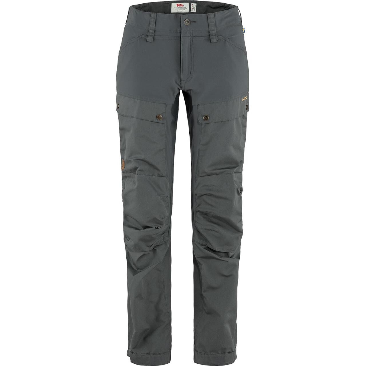 Fjällräven Womens Keb Trousers Curved (Grå (BASALT/050) 34 kort)