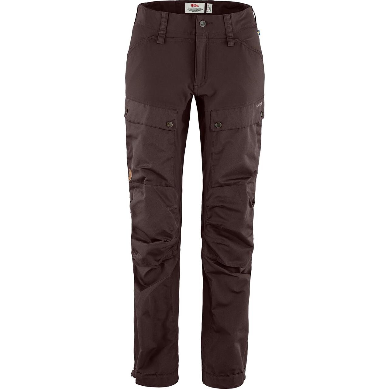 Fjällräven Womens Keb Trousers Curved (Brun (BLACK OAK/294) 36 kort)